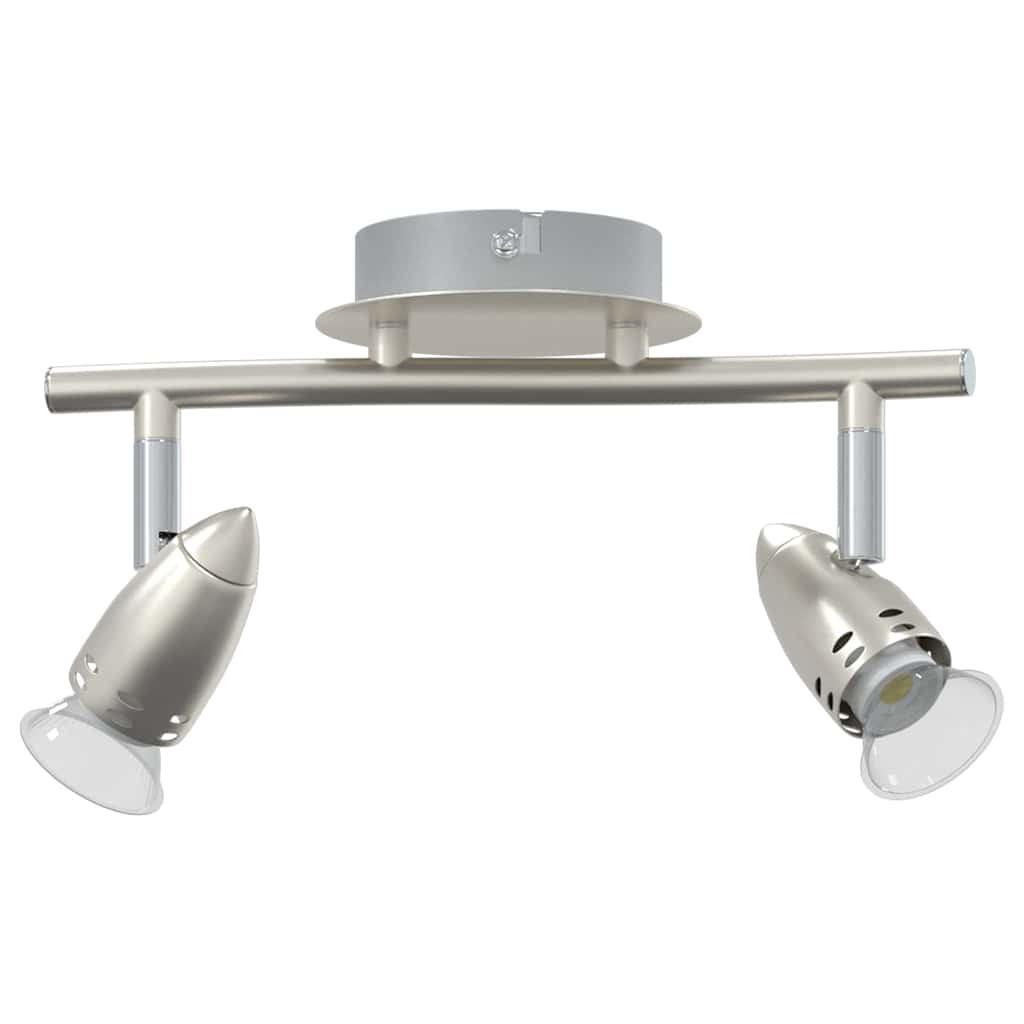 Loftsspot med spotlights Nikkel 27 x 10 x 12 cm Metal
