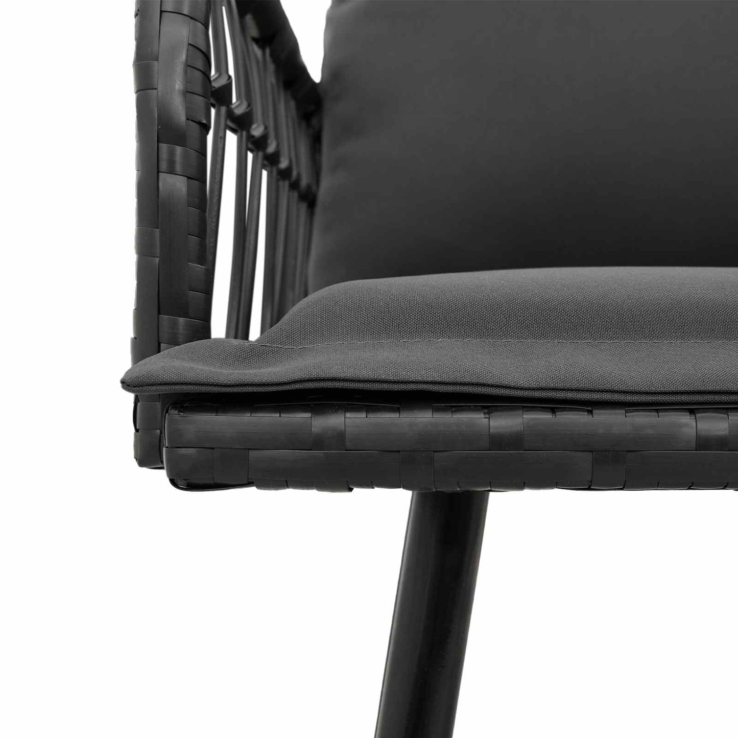 Sofa 5-Antal sæder Antracit Stål