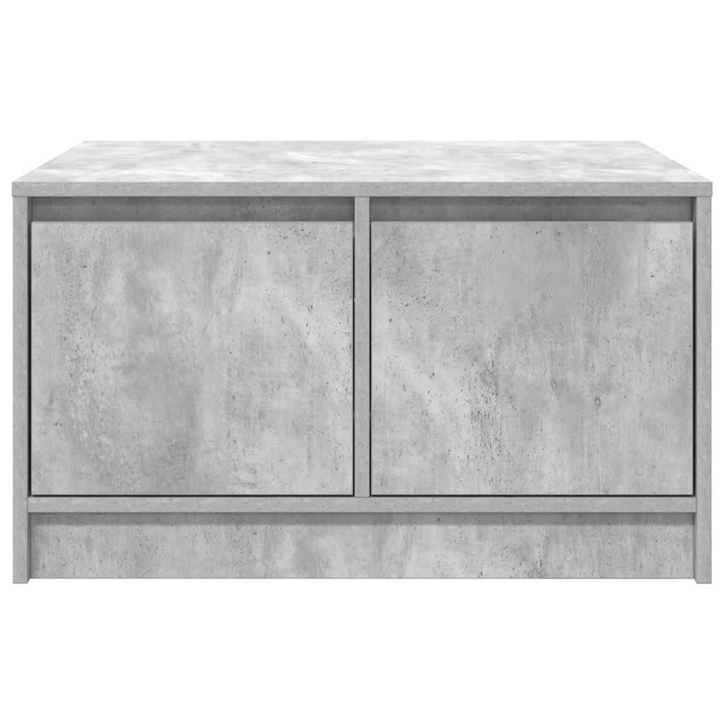 sofabord med skuffer 70,5x70x40 cm betongrå