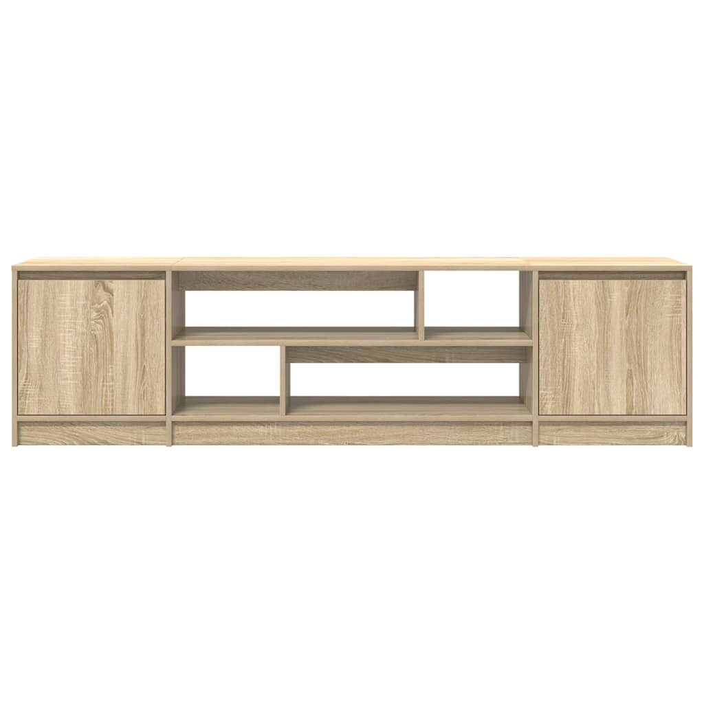 tv-bord 188,5x41x50 cm konstrueret træ sonoma-eg
