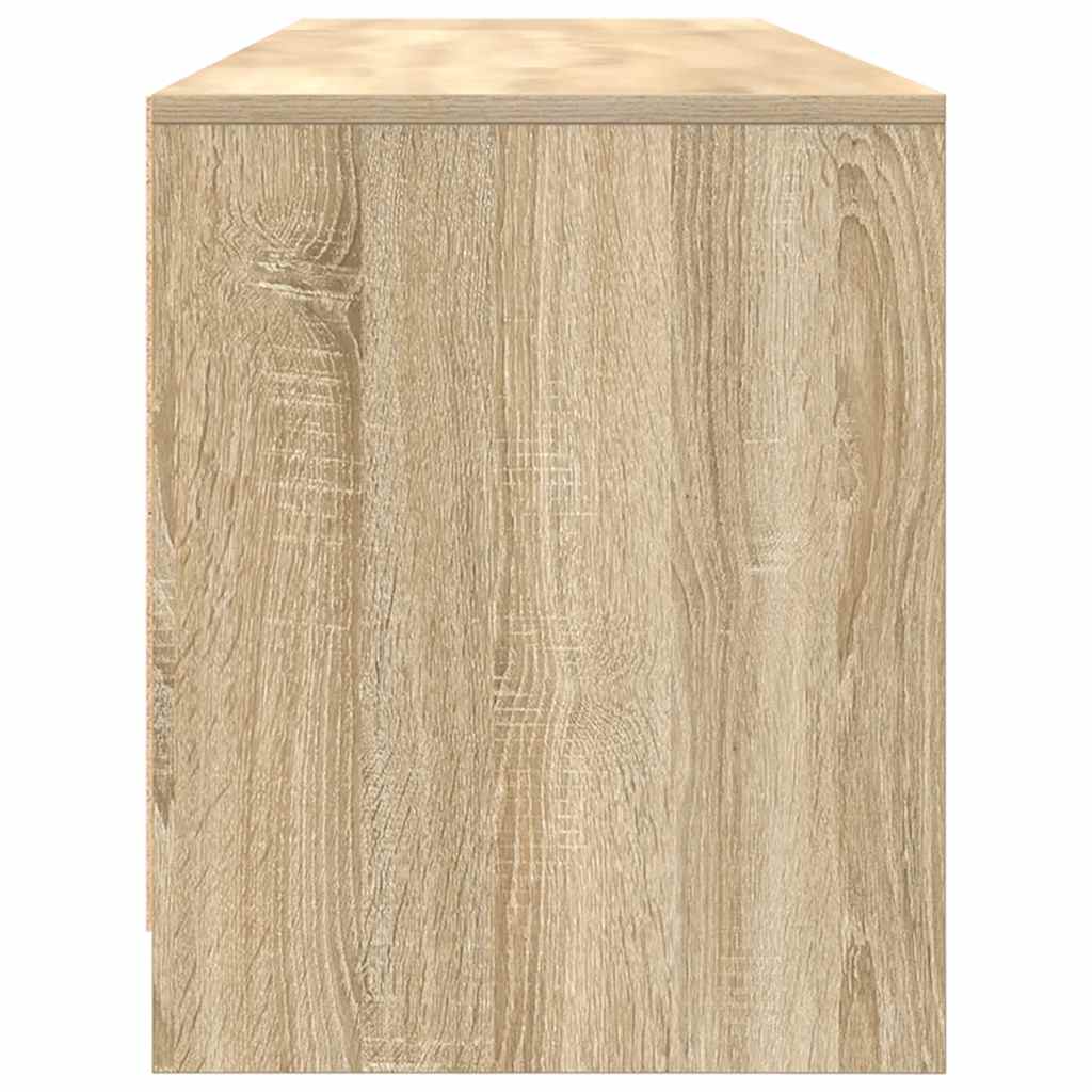tv-bord 188,5x41x50 cm konstrueret træ sonoma-eg