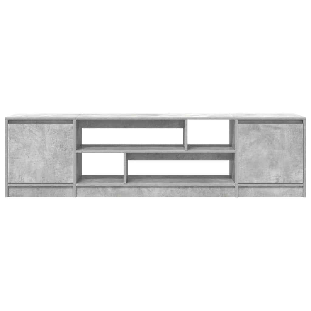 tv-bord 188,5x41x50 cm konstrueret træ betongrå
