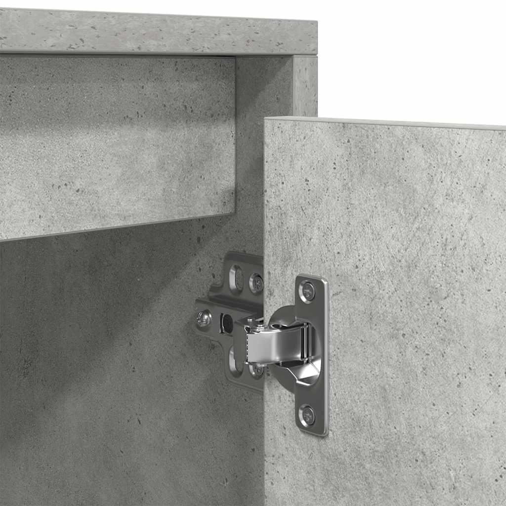 tv-bord 188,5x41x50 cm konstrueret træ betongrå