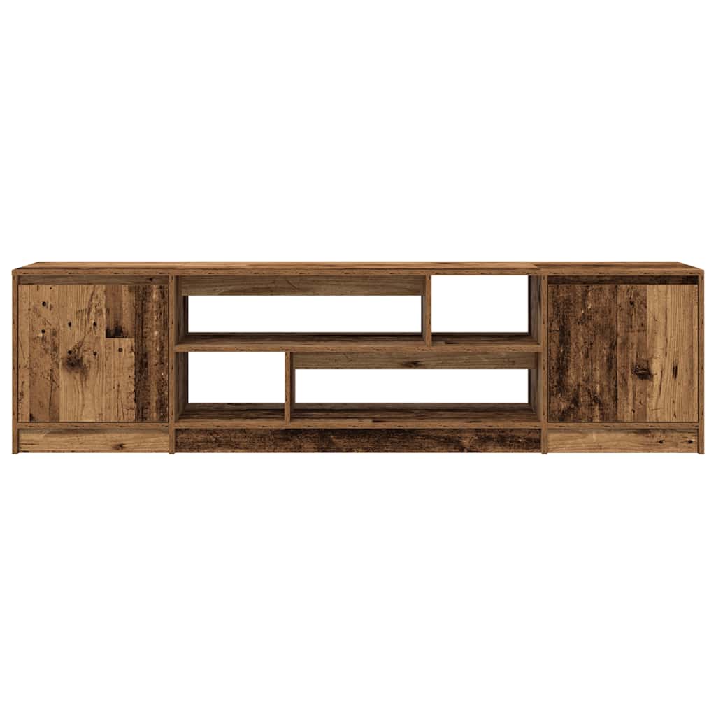 tv-bord 188,5x41x50 cm konstrueret træ antikt træ