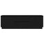 tv-skab med LED-lys 160,5x41x50 cm sort-eg