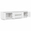 tv-bord med LED-lys 193,5x41x50 cm hvid