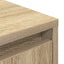 tv-bord med LED-lys 193,5x41x50 cm sonoma-eg