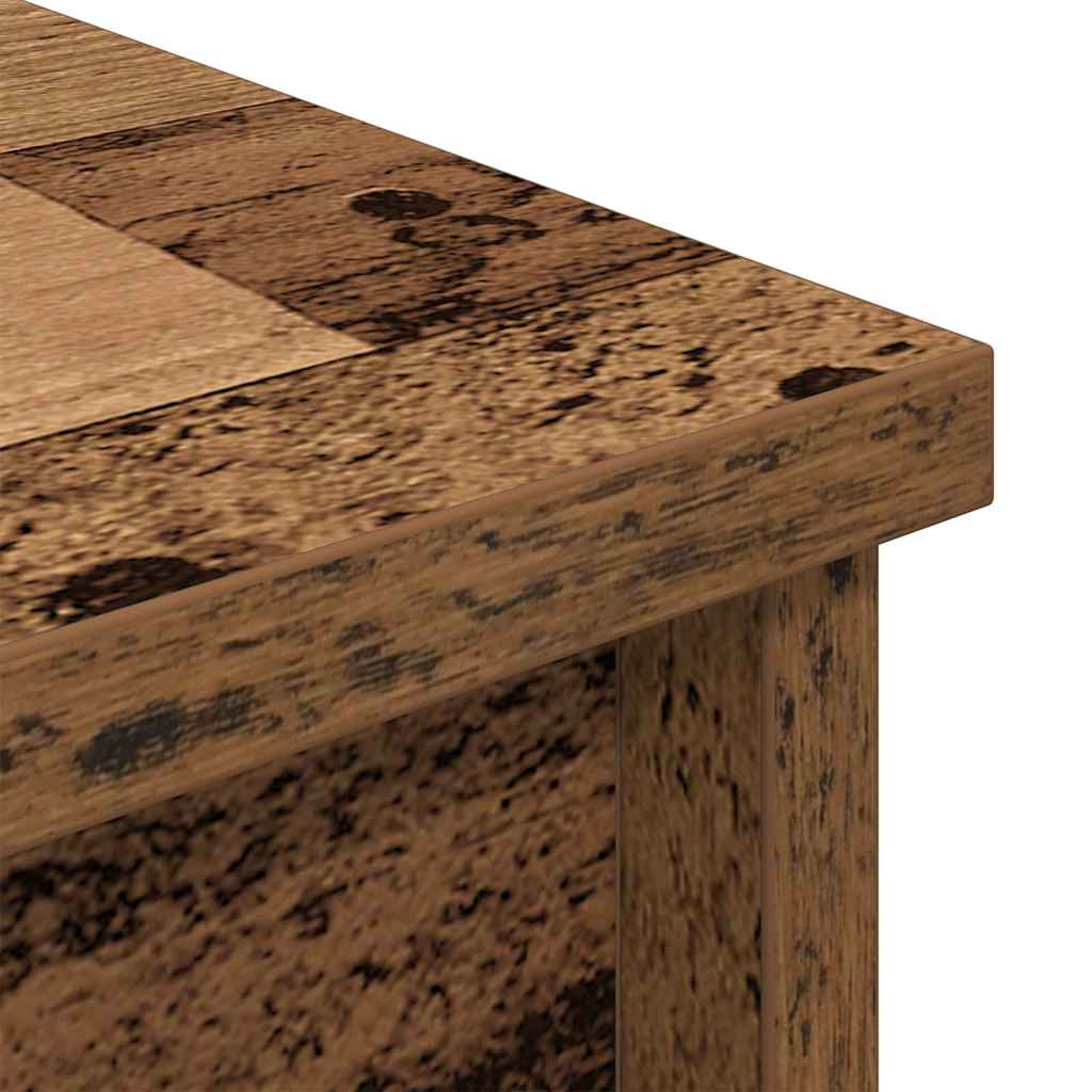 højskab 70x35x180 cm konstrueret træ gammelt træ-look