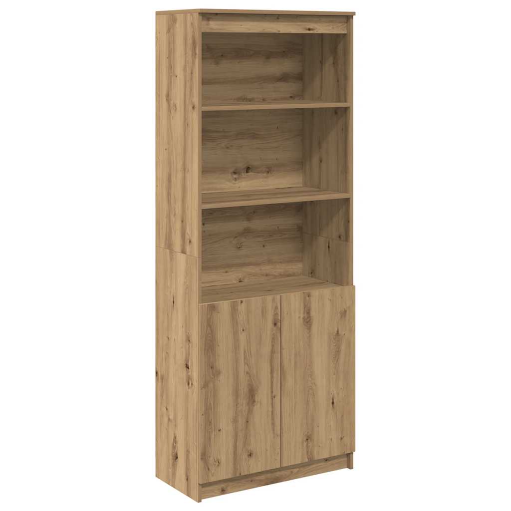 højskab 70x35x180 cm konstrueret træ kunsteg