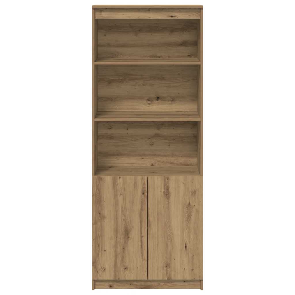 højskab 70x35x180 cm konstrueret træ kunsteg