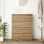 skænk 80x35x99 cm konstrueret træ kunsteg