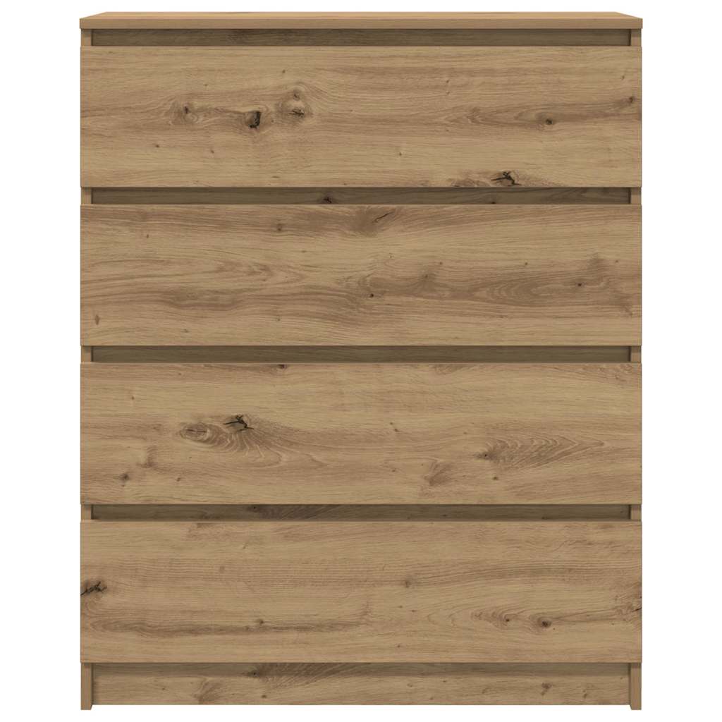 skænk 80x35x99 cm konstrueret træ kunsteg