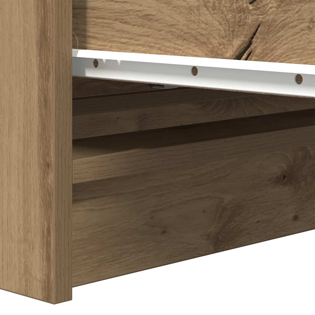 skænk 80x35x99 cm konstrueret træ kunsteg