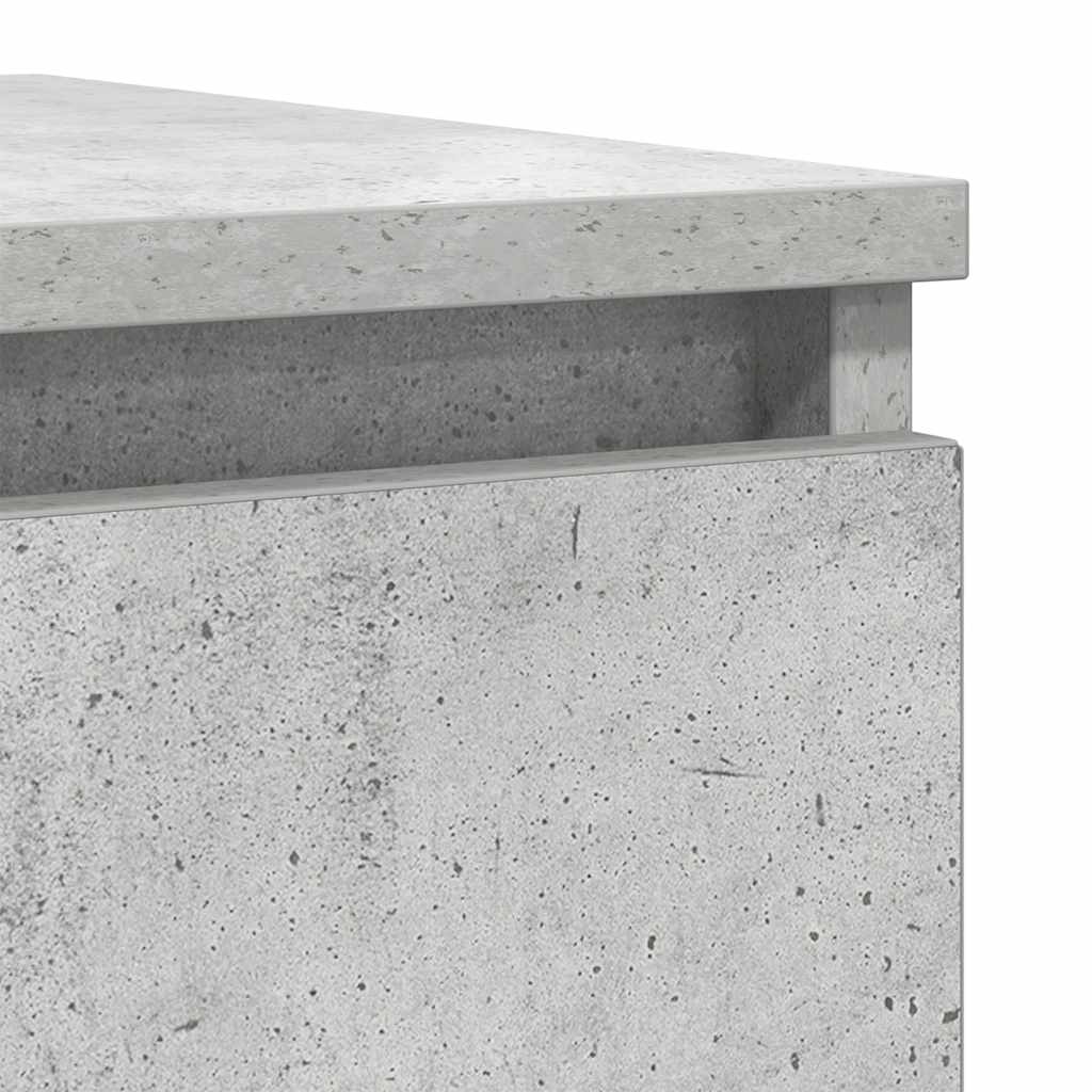 skænk 100x35x76 cm konstrueret træ betongrå