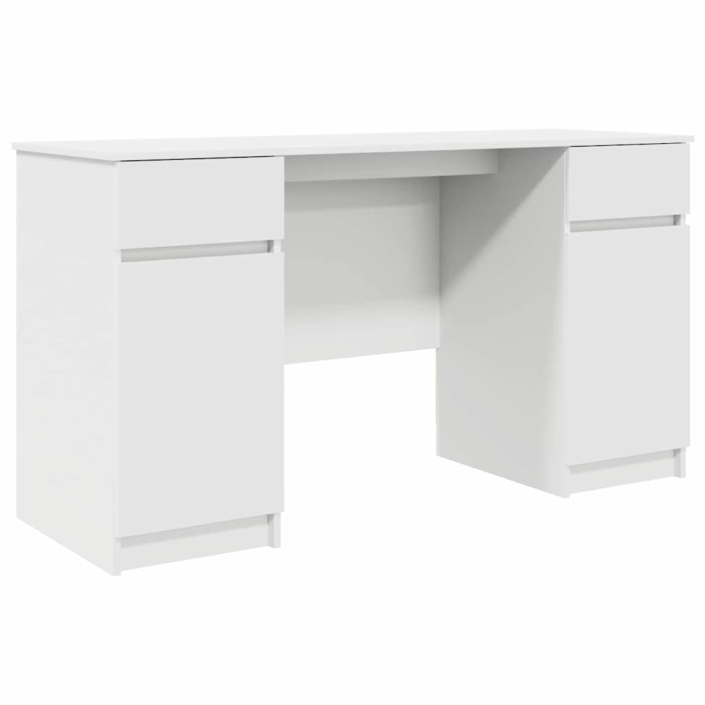 Bord Hvid Konstrueret træ 140 x 49 x 76 cm