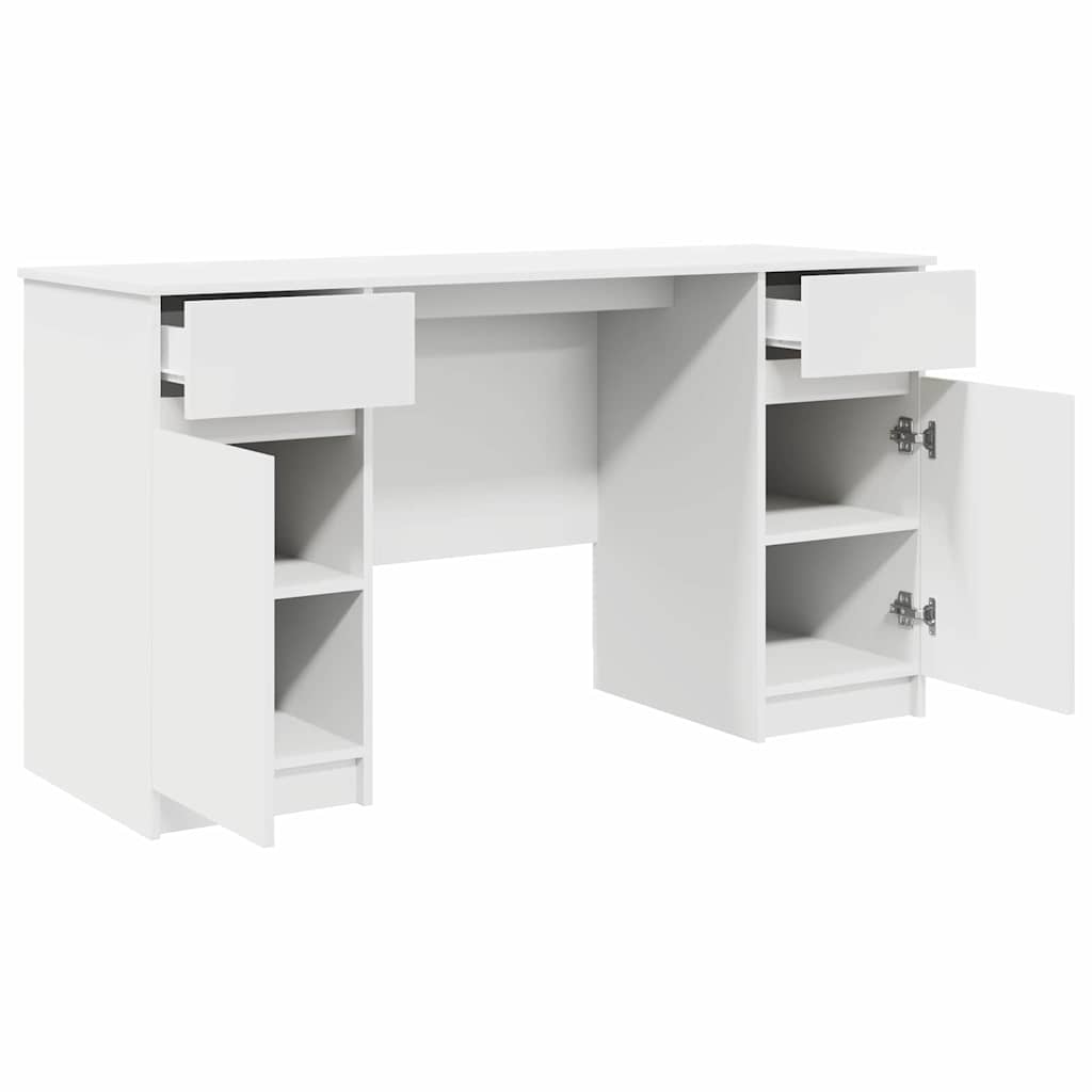 Bord Hvid Konstrueret træ 140 x 49 x 76 cm