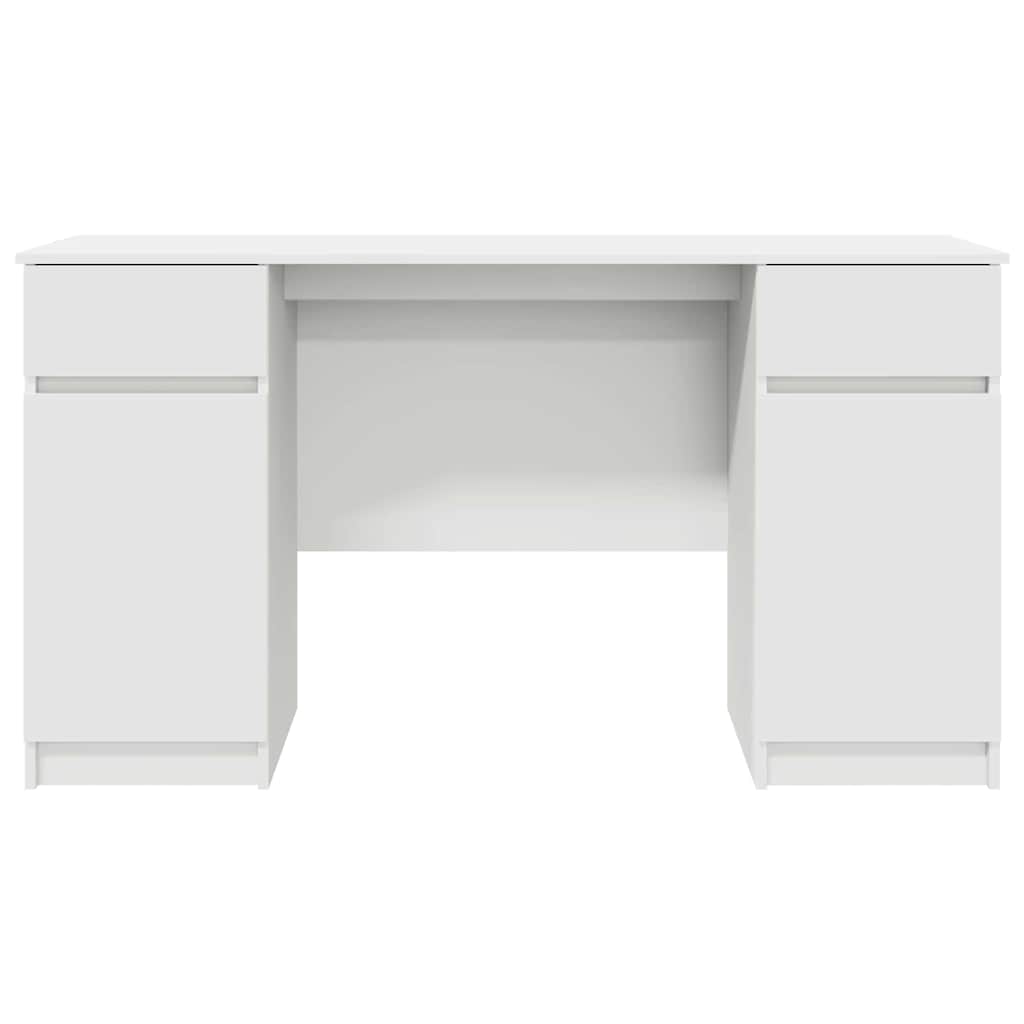 Bord Hvid Konstrueret træ 140 x 49 x 76 cm