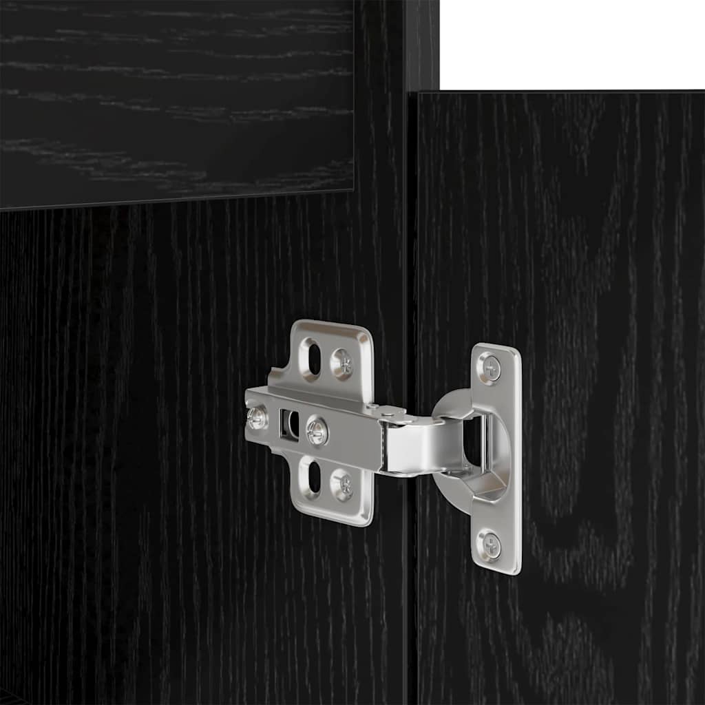 Bord Sort eg Konstrueret træ 140 x 49 x 76 cm