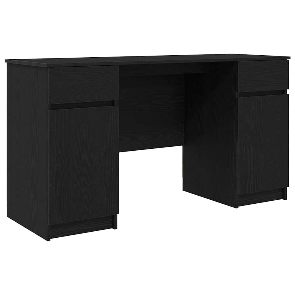 Bord Sort eg Konstrueret træ 140 x 49 x 76 cm