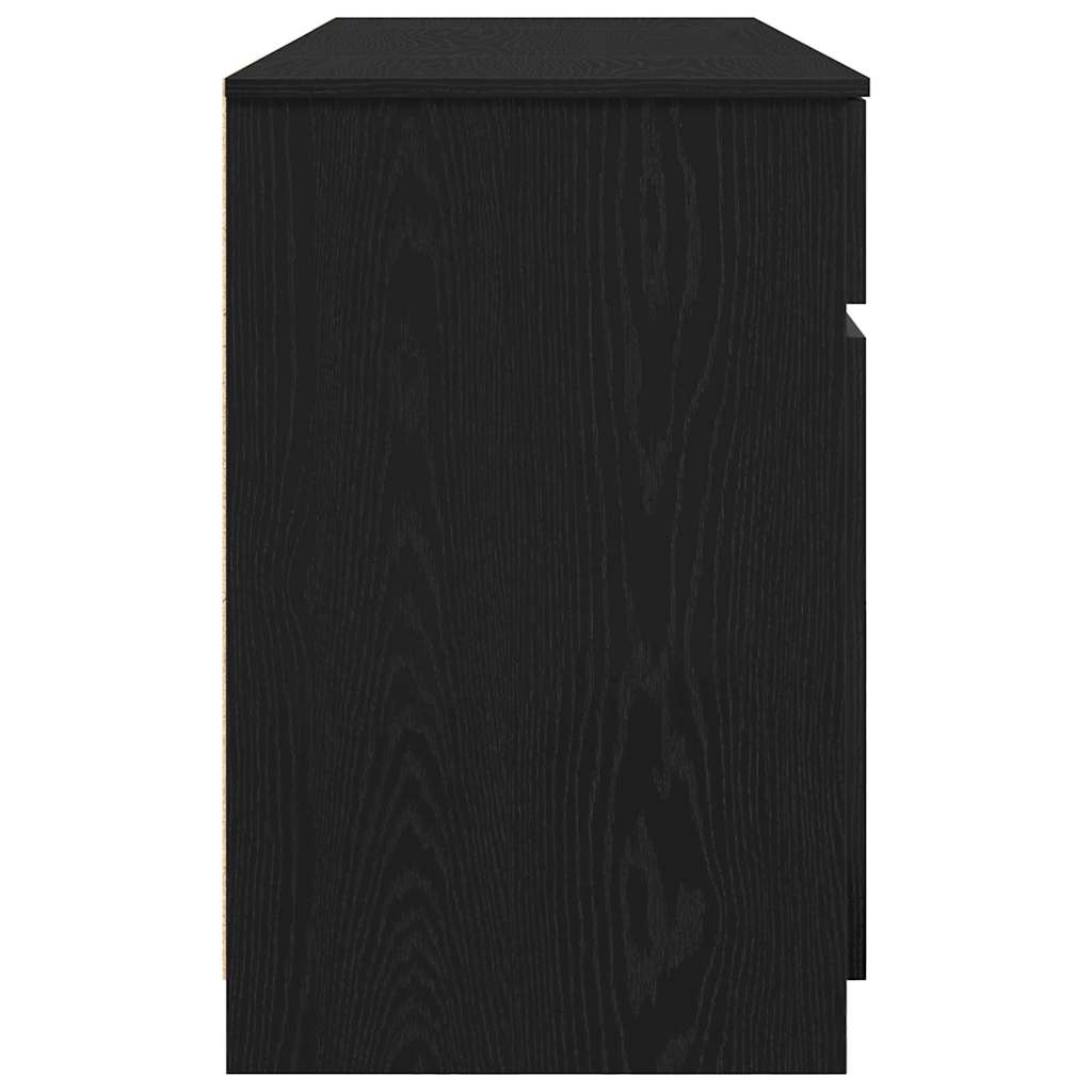 Bord Sort eg Konstrueret træ 140 x 49 x 76 cm