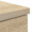 Bord Sonoma-eg Konstrueret træ 140 x 49 x 76 cm