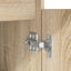 Bord Sonoma-eg Konstrueret træ 140 x 49 x 76 cm