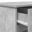 Bord Betongrå Konstrueret træ 140 x 49 x 76 cm