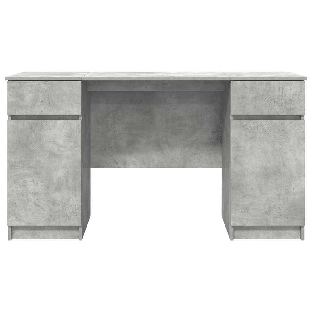 Bord Betongrå Konstrueret træ 140 x 49 x 76 cm