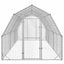 hønsegård 2,5x6x2,25 m galvaniseret stål