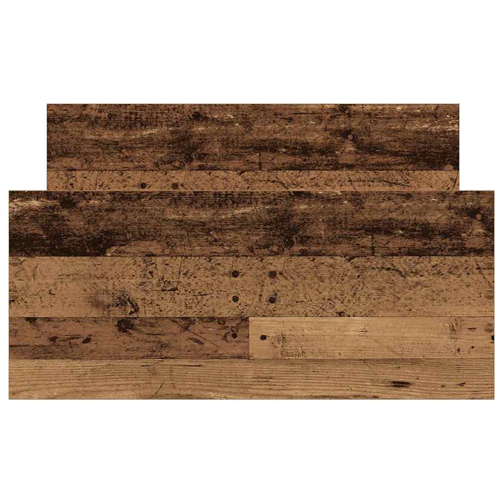 Sengeramme uden madras 90x200cm konstrueret træ antikt træ