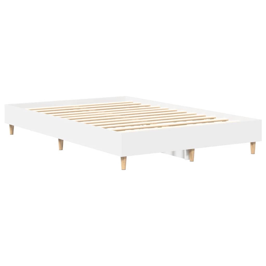 sengestel uden madras 120x200 cm konstrueret træ hvid