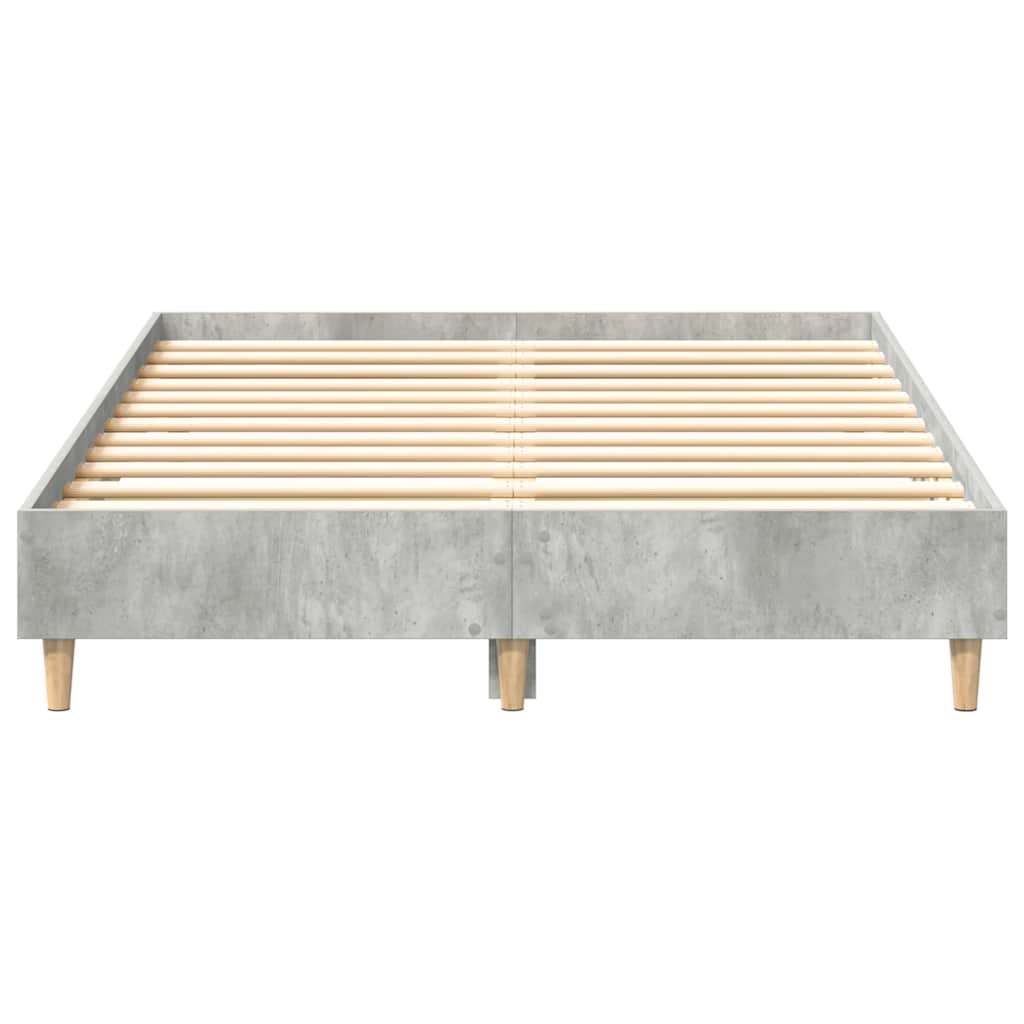 sengestel uden madras 120x200 cm konstrueret træ betongrå