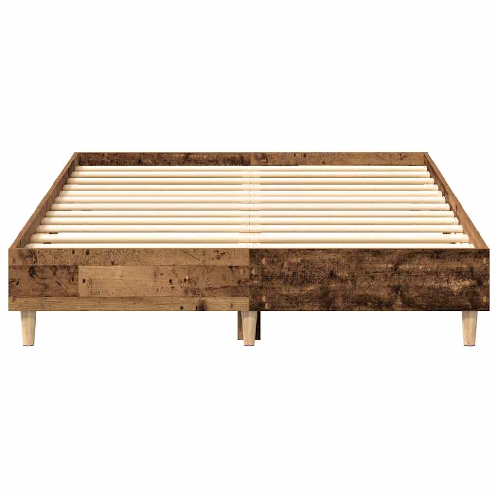 sengestel uden madras 120x200 cm konstrueret træ antikt træ