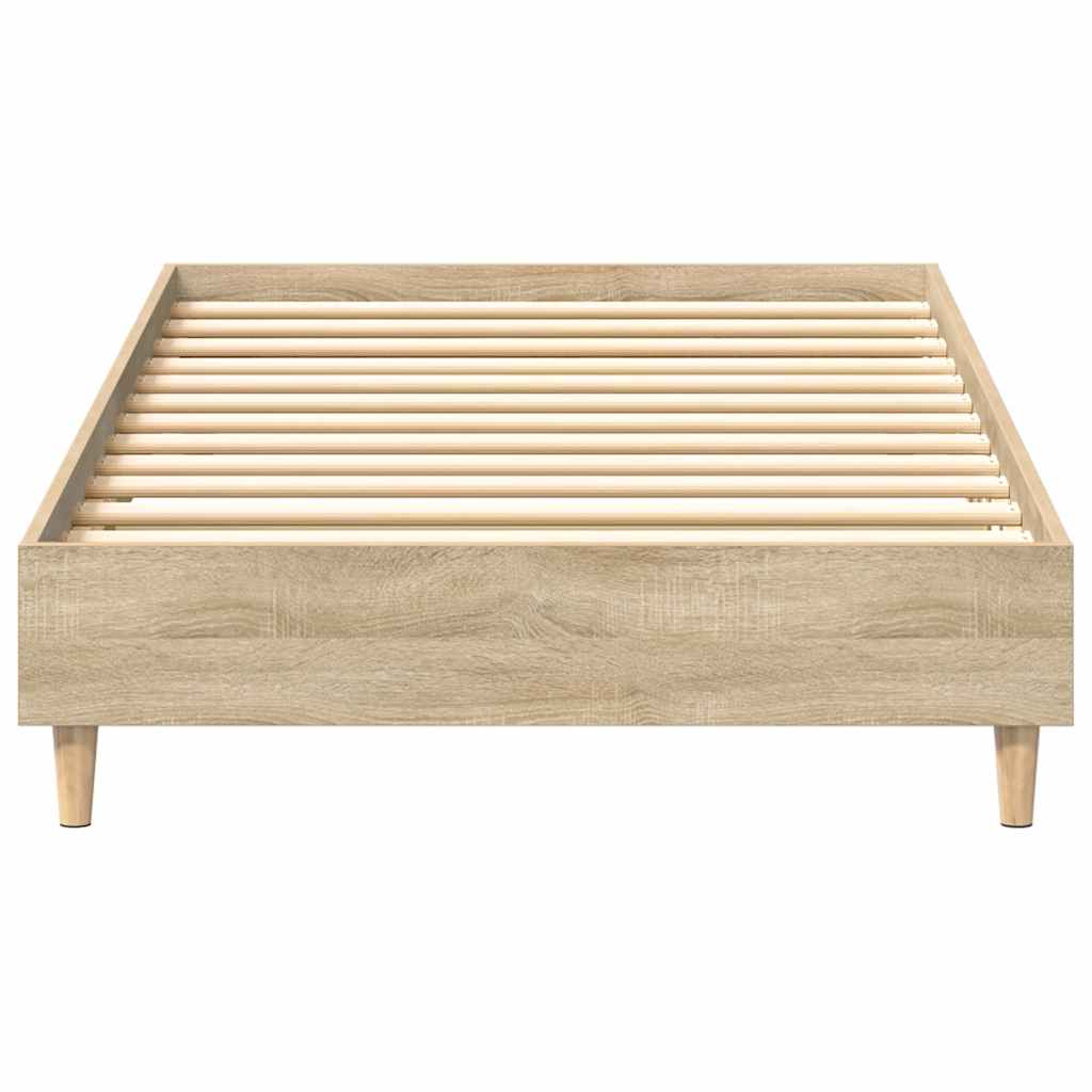 sengestel uden madras 90x200 cm konstrueret træ sonoma-eg