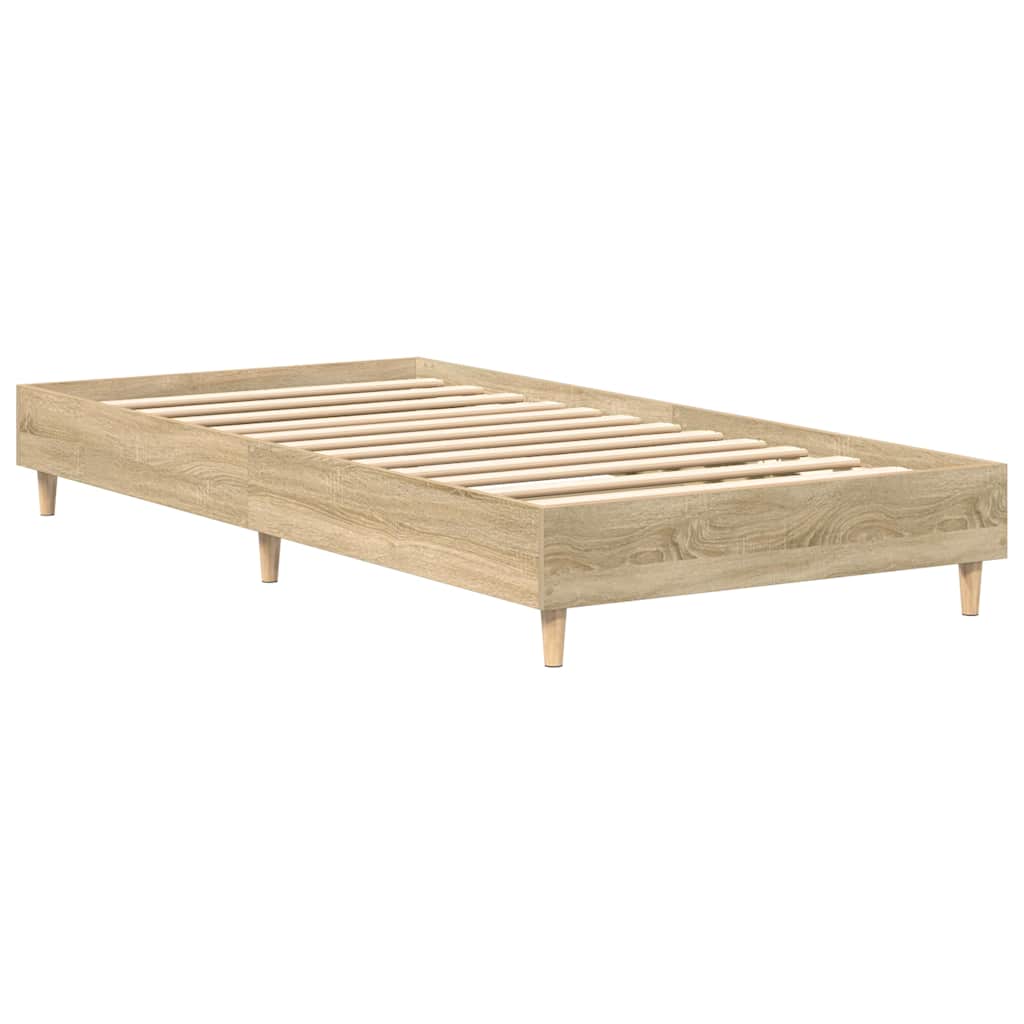 sengestel uden madras 90x200 cm konstrueret træ sonoma-eg