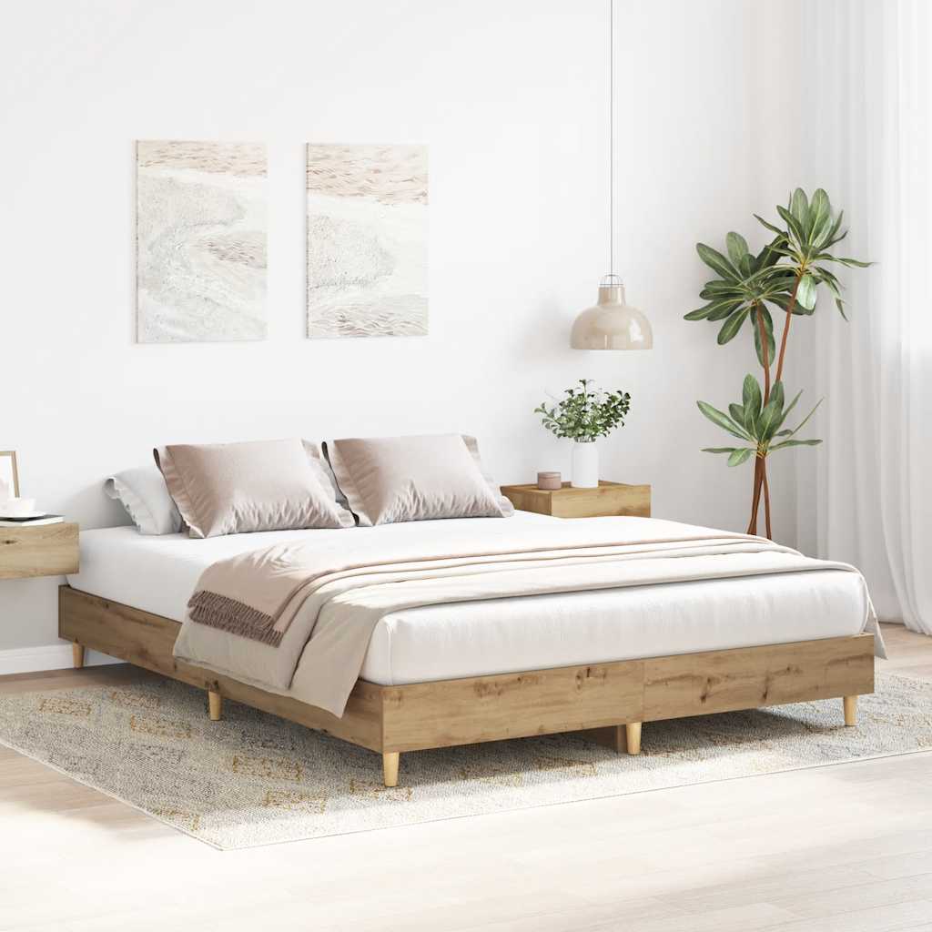sengestel uden madras 90x200 cm konstrueret træ kunsteg