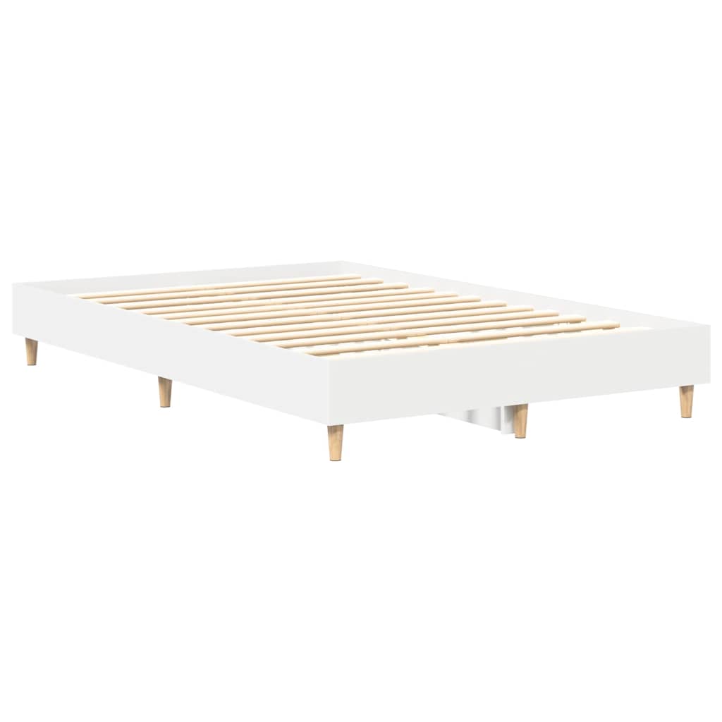 sengestel uden madras 140x190 cm konstrueret træ hvid