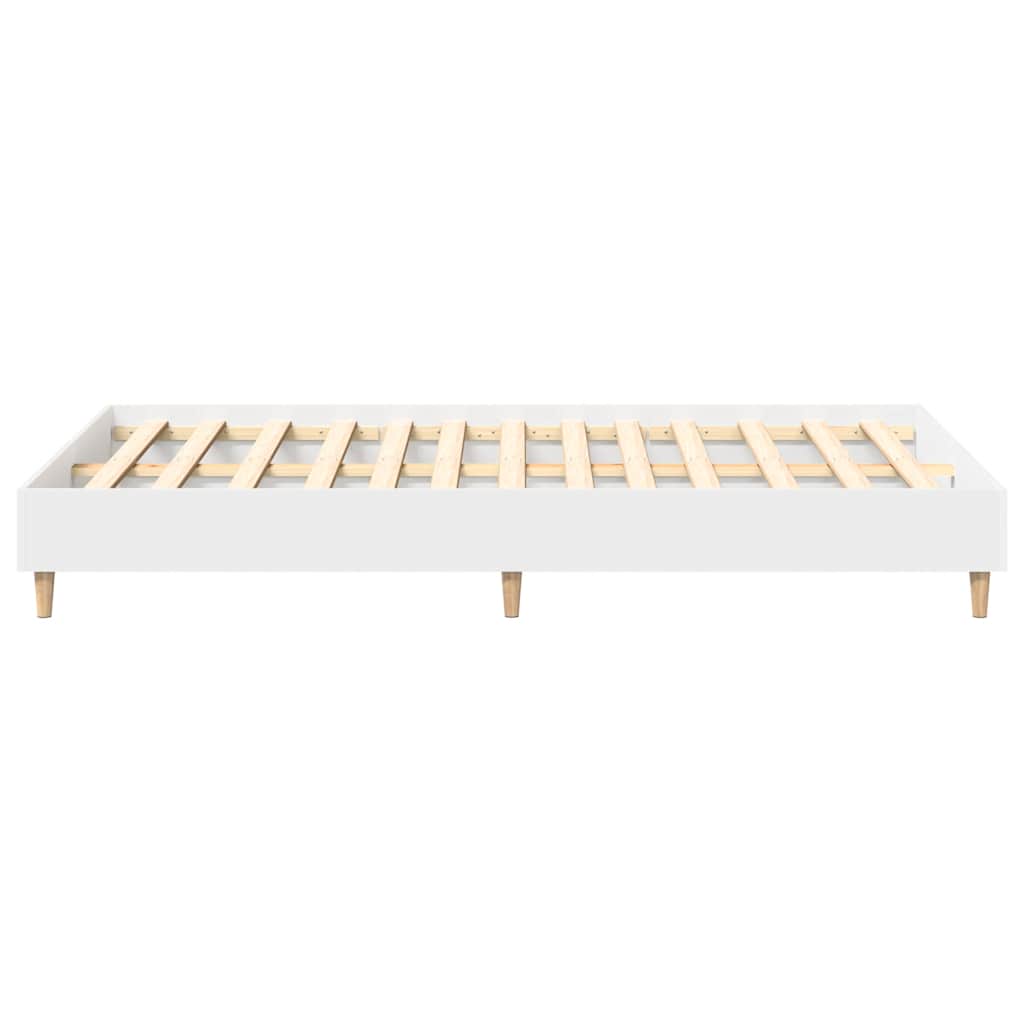 sengestel uden madras 140x190 cm konstrueret træ hvid
