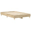 sengestel uden madras 140x190 cm konstrueret træ sonoma-eg