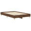 sengestel uden madras 135x190 cm konstrueret træ brun eg
