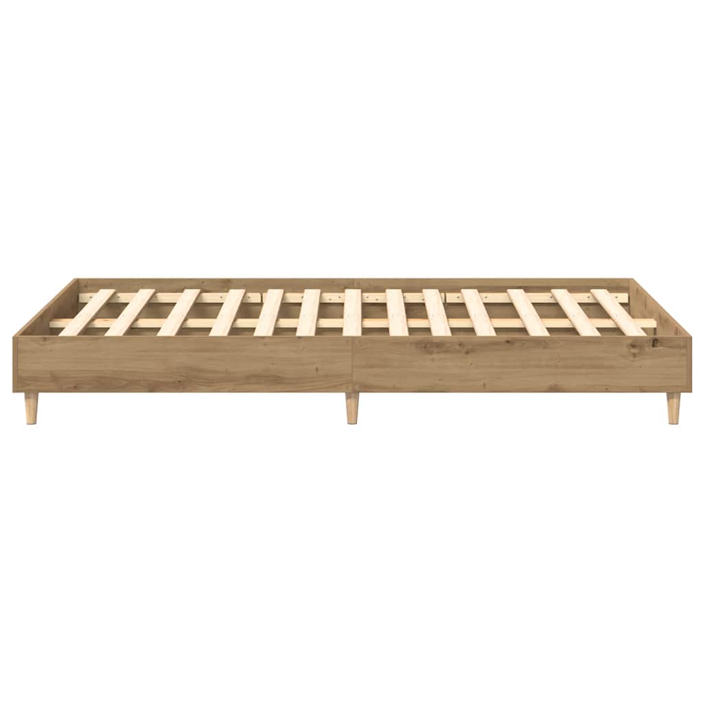 sengestel uden madras 135x190 cm konstrueret træ kunsteg