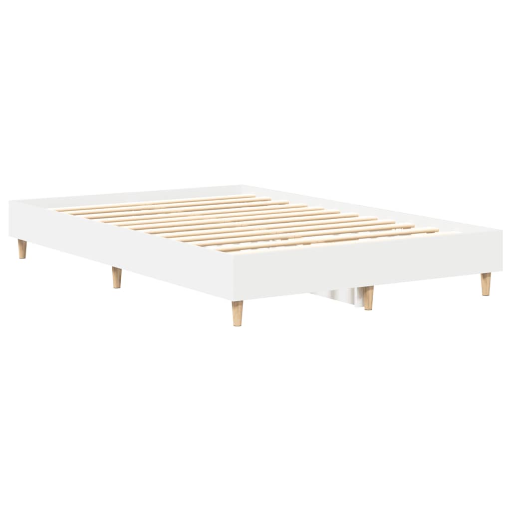 sengestel uden madras 120x190 cm konstrueret træ hvid