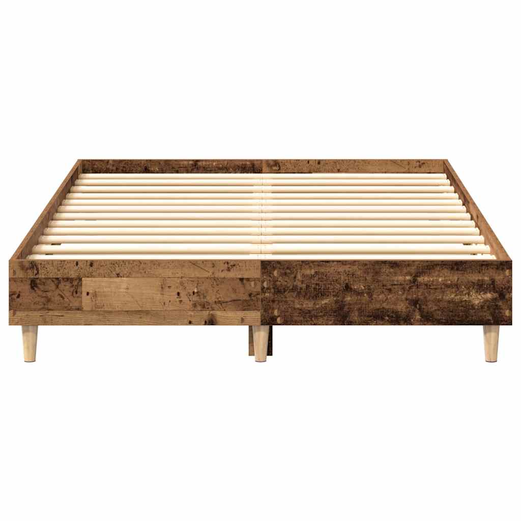 sengestel uden madras 120x190 cm konstrueret træ antikt træ