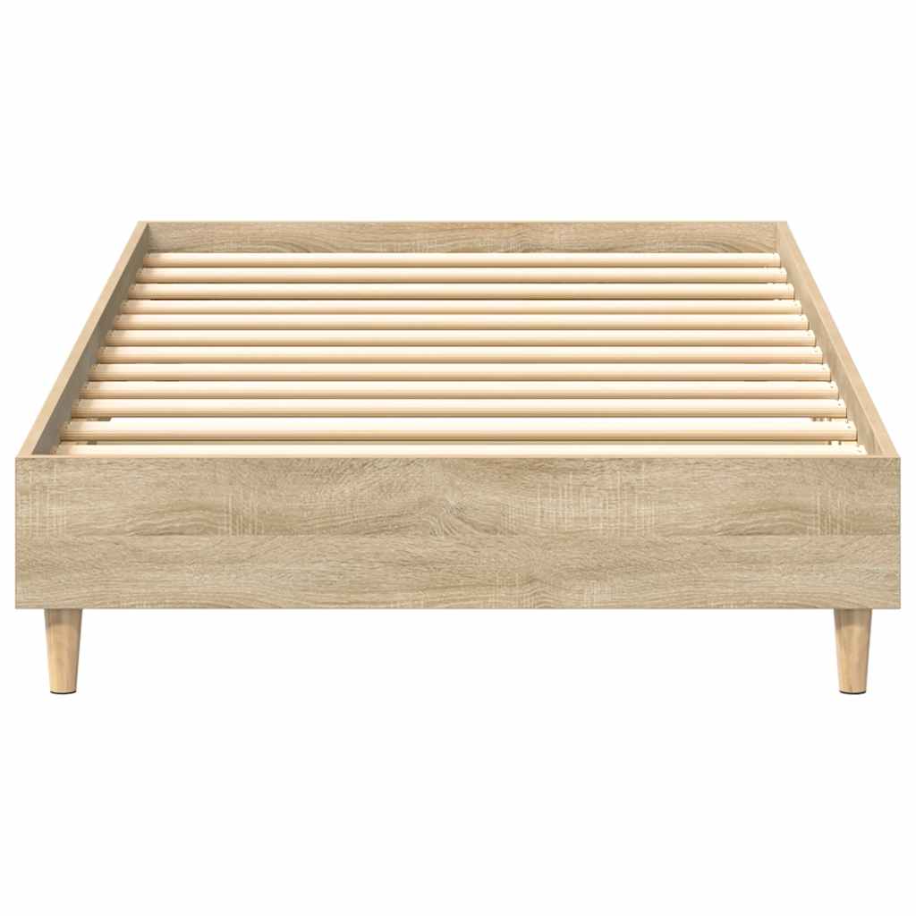 sengestel uden madras 90x190 cm konstrueret træ sonoma-eg