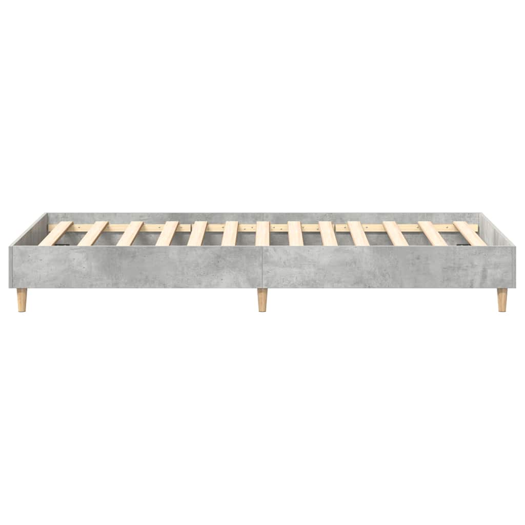 sengestel uden madras 90x190 cm konstrueret træ betongrå