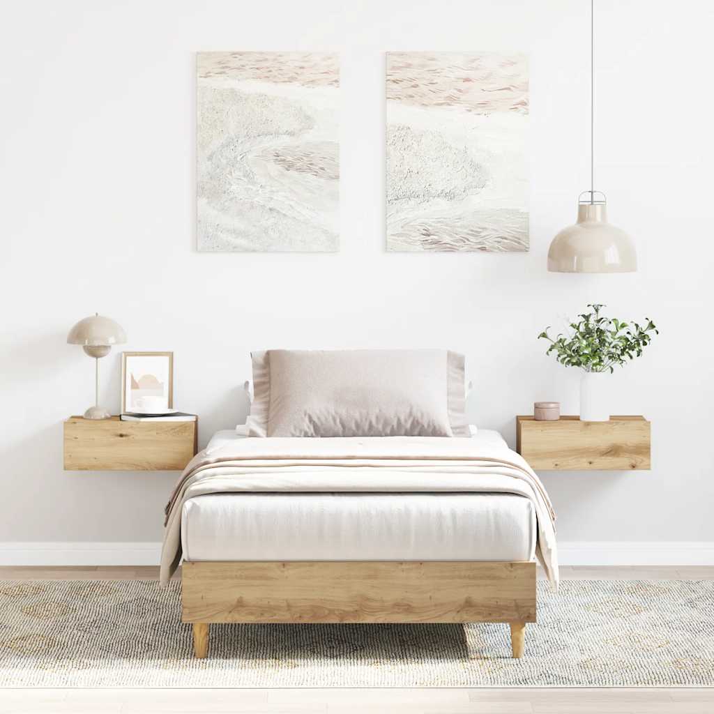 sengestel uden madras 90x190 cm konstrueret træ kunsteg