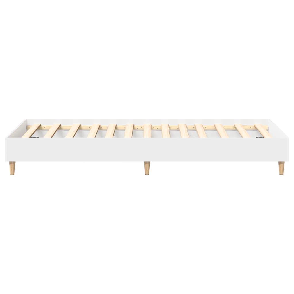 sengestel uden madras 75x190 cm konstrueret træ hvid