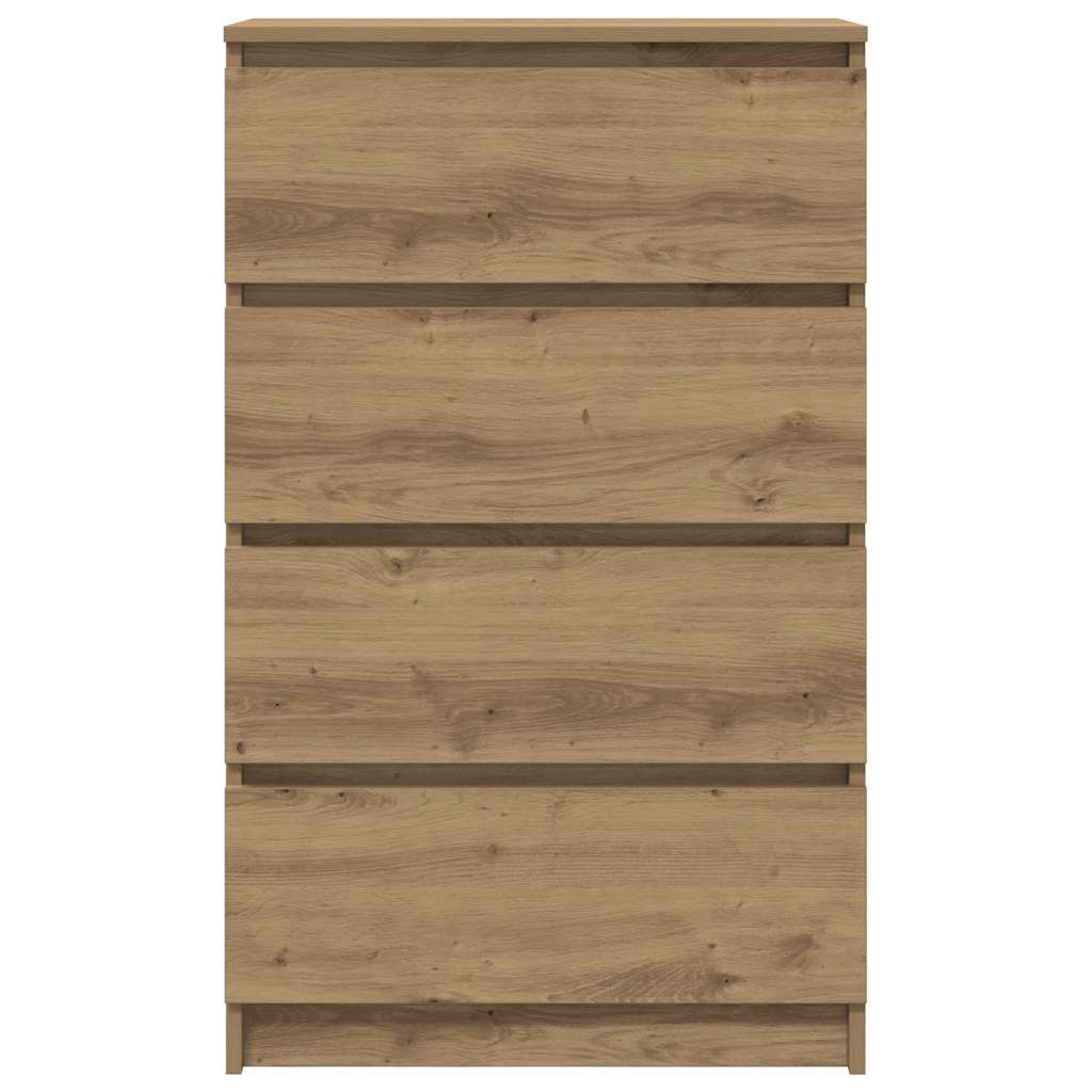 skænk 60x35x98,5 cm konstrueret træ kunsteg