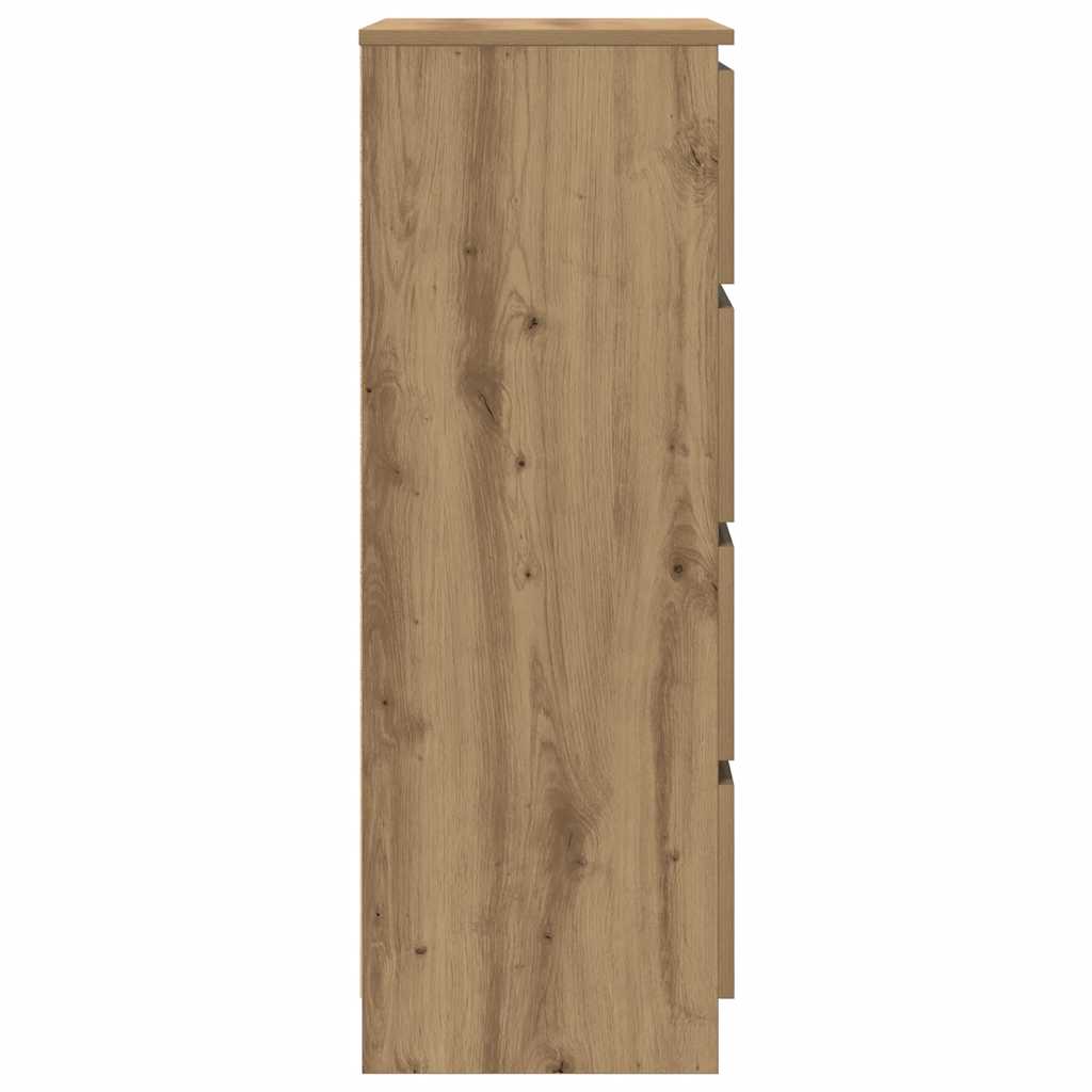 skænk 60x35x98,5 cm konstrueret træ kunsteg