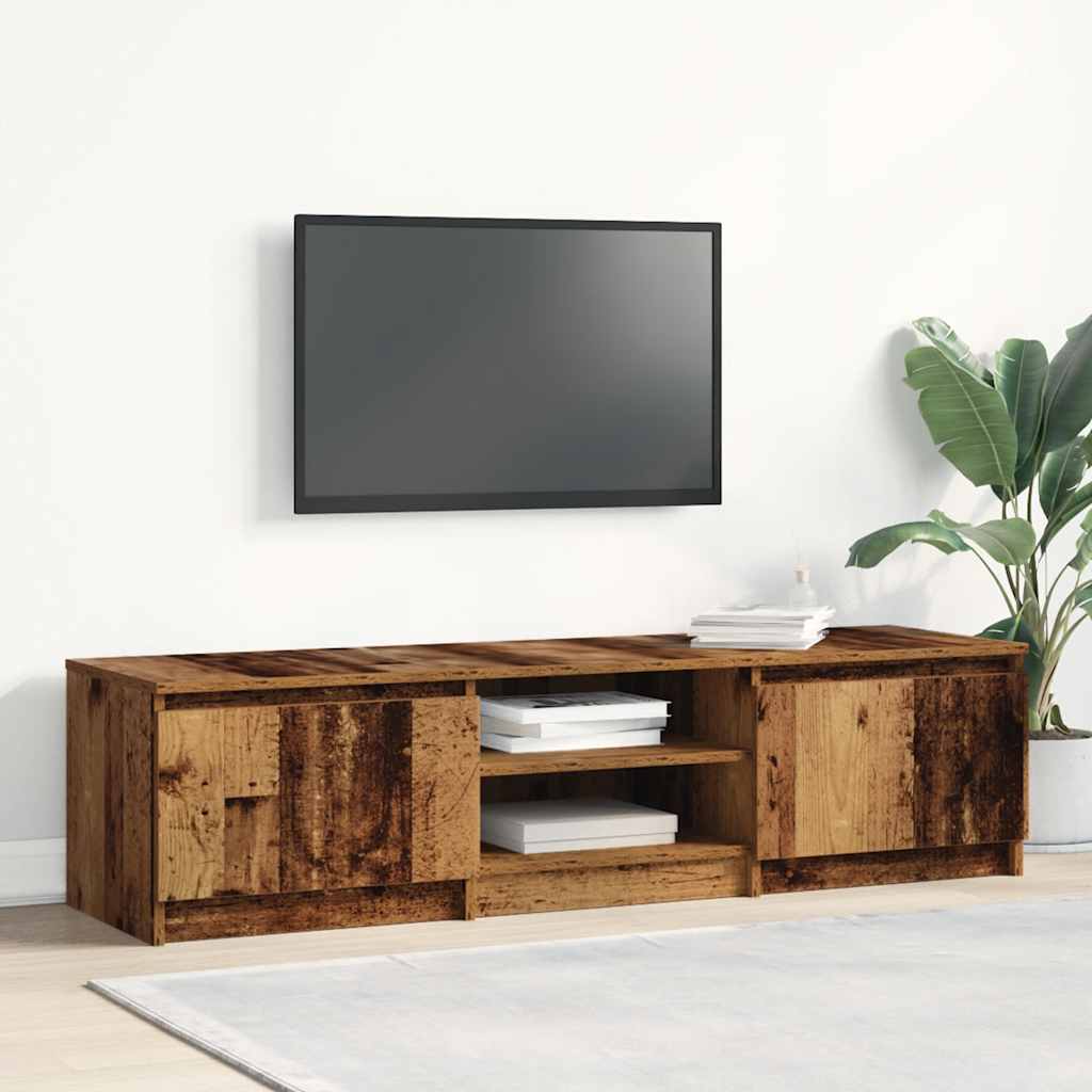 TV-skab gammelt træ 140x40x36 cm konstrueret træ